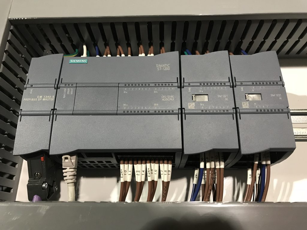 Siemens S7-1200 PLC and IO Rack